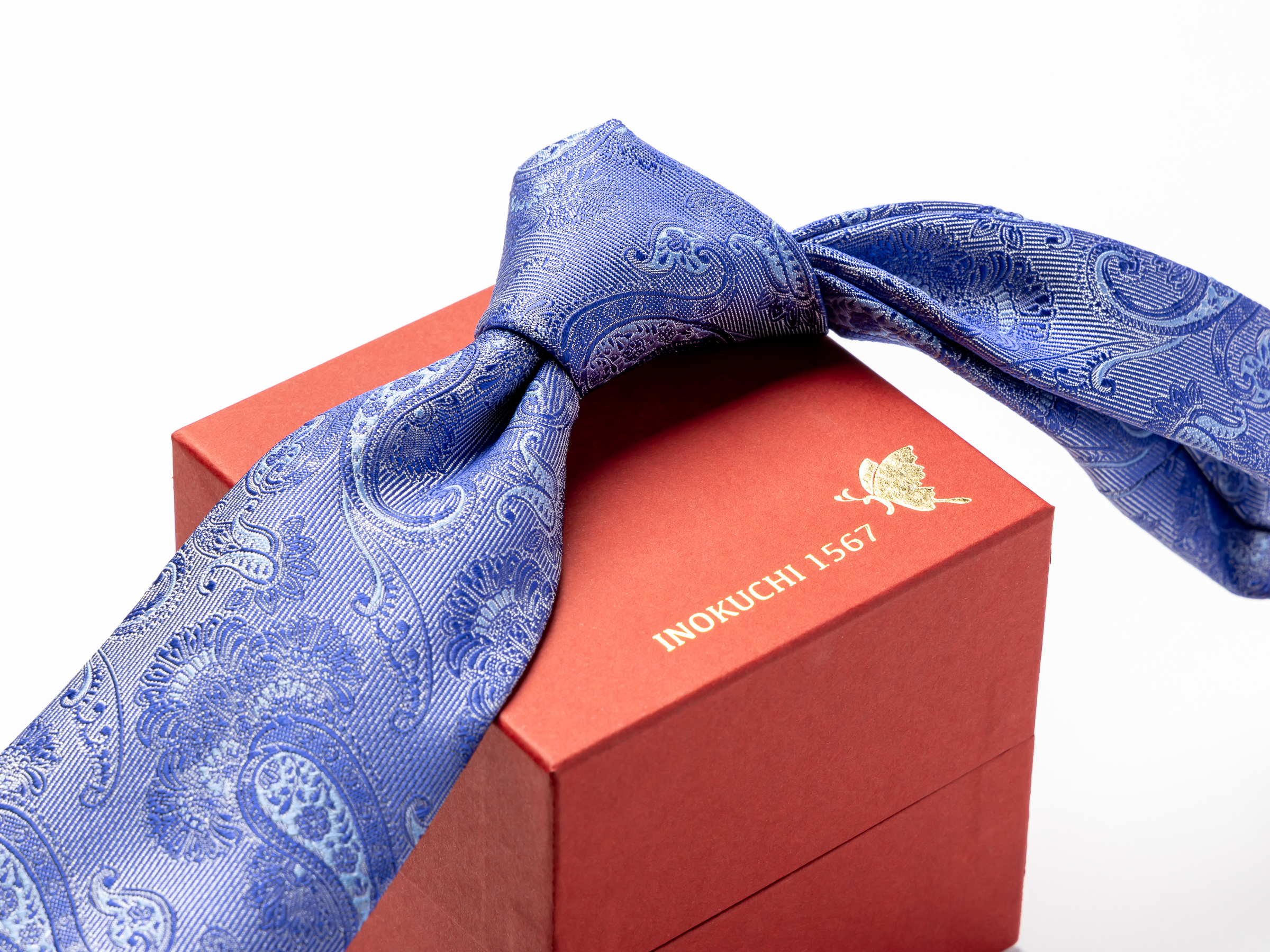 ペイズリー柄ネクタイ