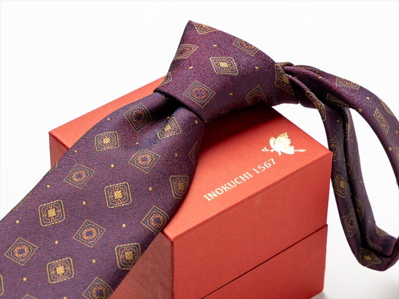 小紋柄ネクタイ